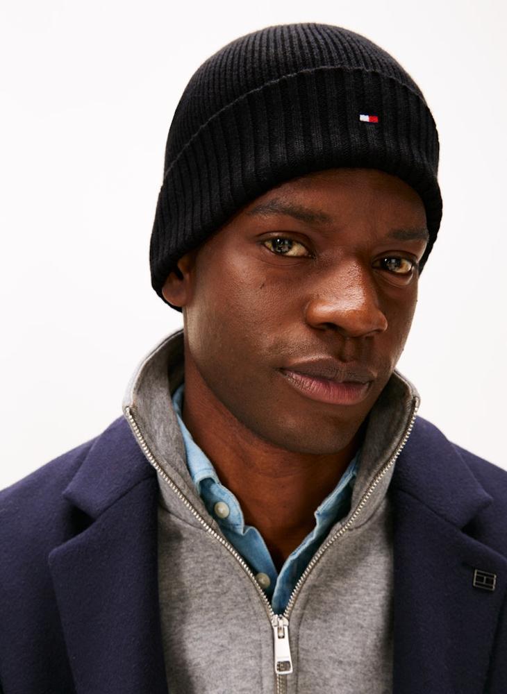 TOMMY HILFIGER FLAG Beanie - Image 4