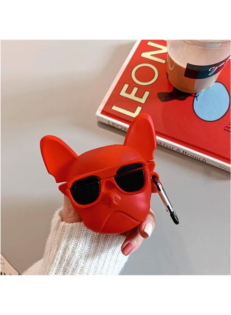 Case Soft Silicone Shockproof Cover for Apple Airpods 4 New 3D Cute Cartoon Creative Fun Case Skin with Keychain Design - Image 2