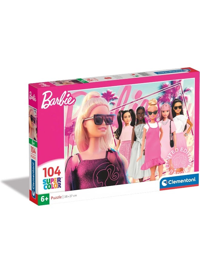 Clementoni Clementoni Barbie Limited Edition Super Color Jigsaw Puzzle (104 Pieces) - Image 1