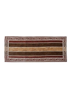 Kuber Industries Kuber Industries Dining Table Runner Set|Rich Fabric Damask Pattern Table Mat|Multiclored Strips 6 Placemats for Restaurant & Home Decor,Set of 1 (Maroon)  - Image 3