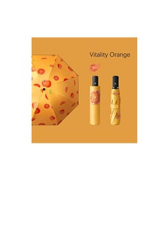 Fruits Series Automatic Folding Umbrellas, Rain  Sun, Windproof, Compact, Lightweight Portable Travel Umbrellas, UV Sun Umbrella Compact Folding Umbrella Auto Open Folding for Women Men