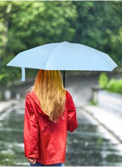 KASTWAVE Folding Umbrella, 6 Ribs Mini Travel Umbrella Sun Umbrella Windproof Rain Umbrella Lightweight Small Compact Women Umbrellas Small Anti-UV Umbrella for Sun Rain  - Image 3