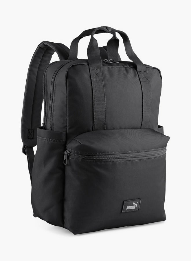 PUMA Solid School Backpack With Adjustable Straps And Zip Closure - Image 1
