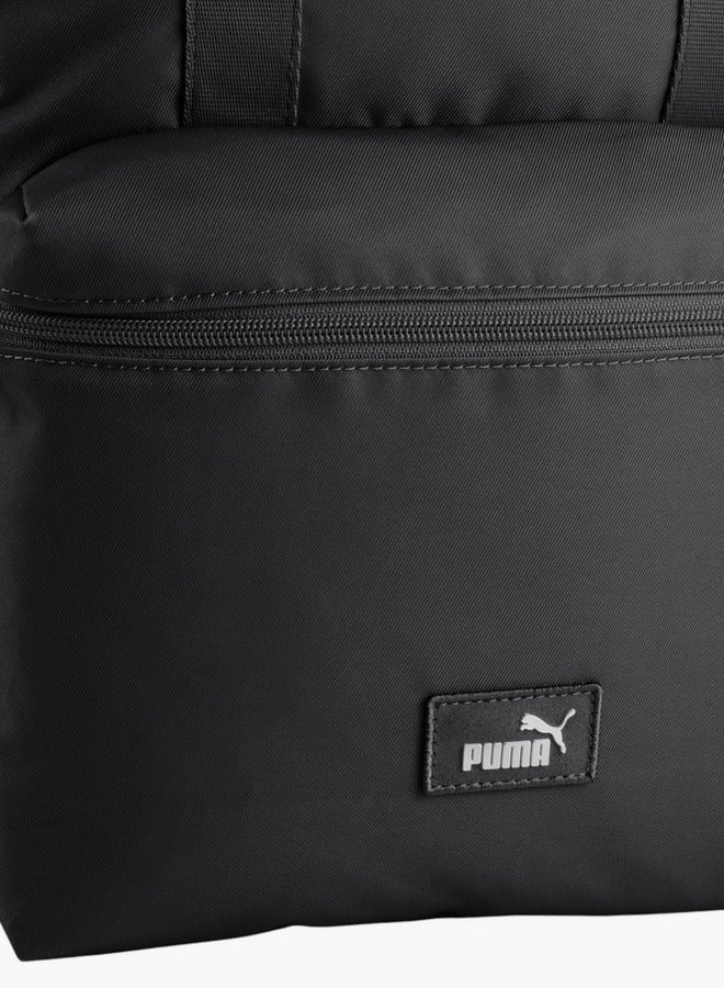 PUMA Solid School Backpack With Adjustable Straps And Zip Closure - Image 4