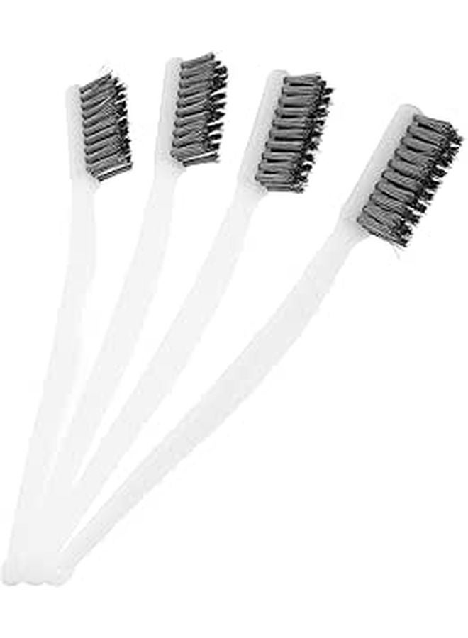 4 Pcs Stainless Steel Wire Brushes Set For Rust And Welding Slag Removal Industrial Cleaning - Image 1
