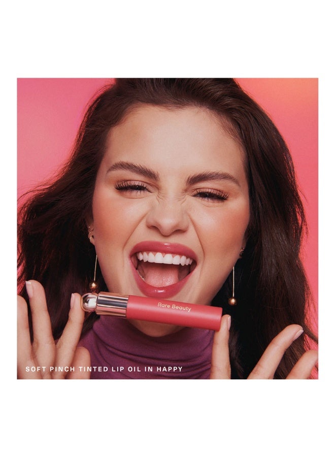 رير بيوتي زيت الشفاه الملون سوفت بينش من رير بيوتي باي سيلينا غوميز، لون أونستي، 0.10 أونصة سائلة (عبوة واحدة) - Image 4