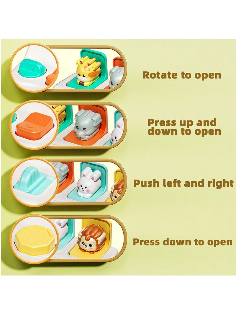 Bebiland Pop Up Baby Toy, Early Development Cause and Effect Learning Toy, Motor Skills, Interactive Montessori Toy, for 18 Months Baby Gift (Random Color) - Image 3