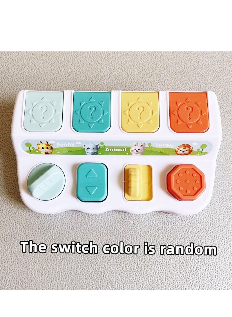 Bebiland Pop Up Baby Toy, Early Development Cause and Effect Learning Toy, Motor Skills, Interactive Montessori Toy, for 18 Months Baby Gift (Random Color) - Image 4