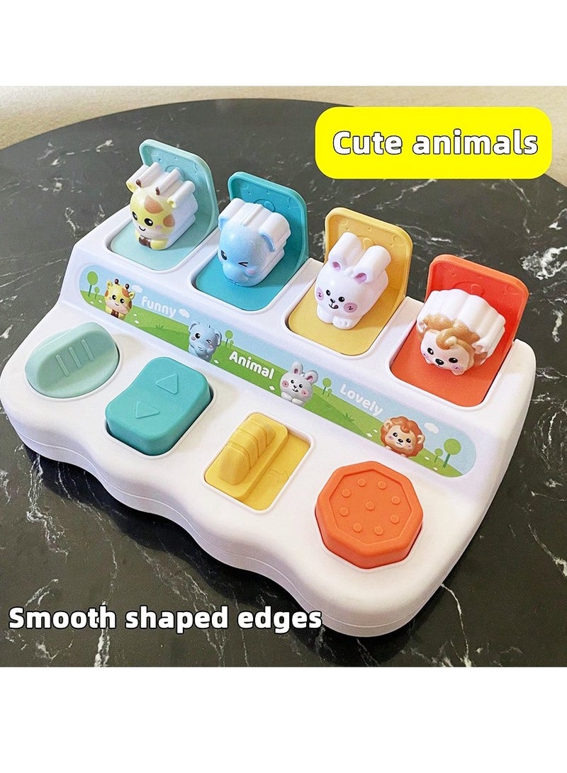 Bebiland Pop Up Baby Toy, Early Development Cause and Effect Learning Toy, Motor Skills, Interactive Montessori Toy, for 18 Months Baby Gift (Random Color) - Image 5