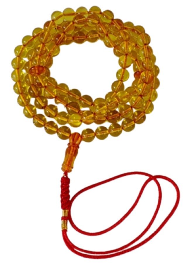 Russian Amber Yellow Rosary - 20g