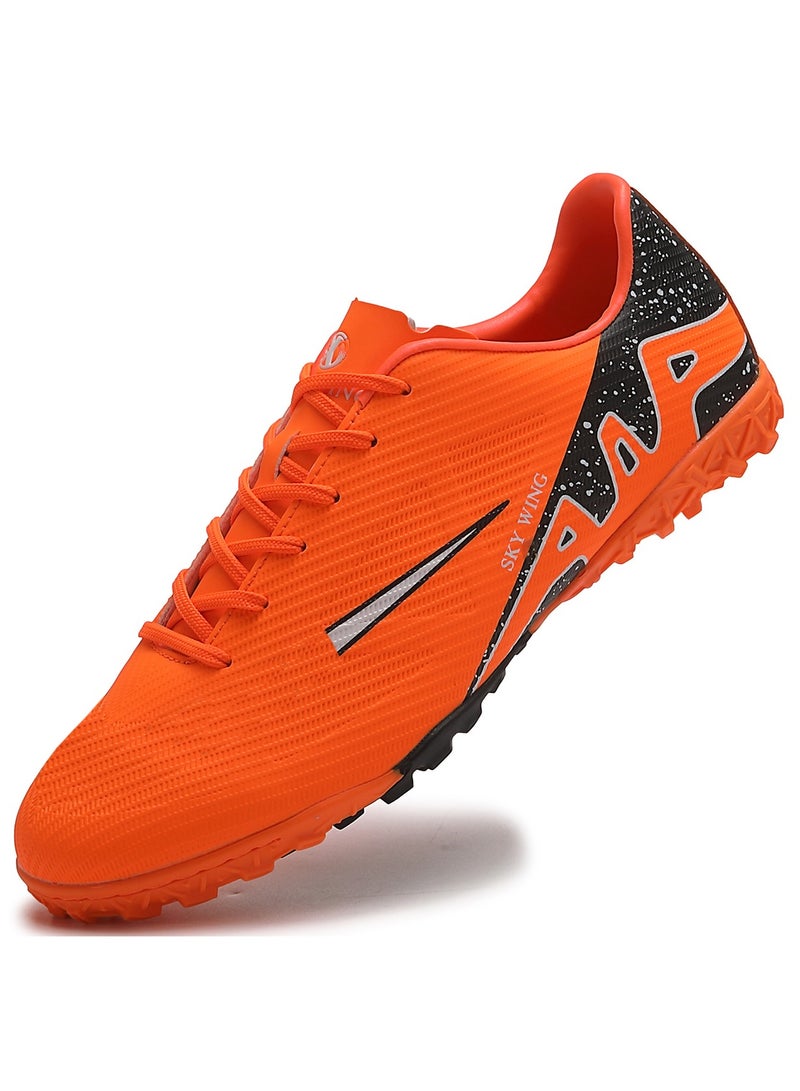 SKY WING Football Cleats For Men And Women,Indoor Outdoor Low Top Unisex Soccer Shoes Lightweight Shock Resistant Training Boots Professional Turf Shoes Sport Athletic Ground Football Boots  - Image 1