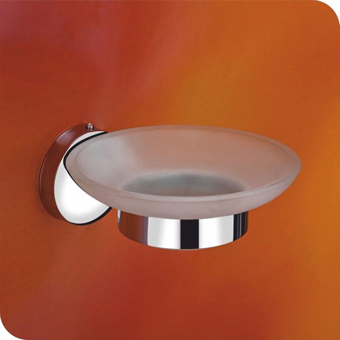 SOAP DISH HOLDER FOR BATHROOM SOAP CASE STAND SABU DANI WASH BASIN SOAP HOLDERS GLASS SOAP DISH HOLDER GLASS SOAP TRAY FOR BATHROOM AT29304 STAINLESS STEELCHROME FINISH