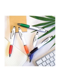 PRINTSHOP4ME Plastic Ballpoint Pen Vintage Colored Pen Ball Pen Gift Set For Teachers Day, Men & Women Gift Set, Office Supplies, Nice Pens, Ball Point Pen Customer Giveaways  - Image 3