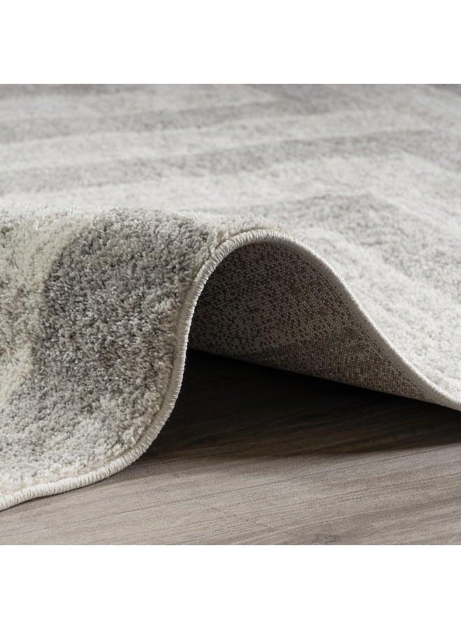 Boutique Blanche Castro Maze Geo Rug, 160*230Cm - Image 4
