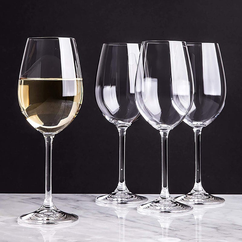 NVRA Italin Premium Luxury 450 ML Stemless Crystal Wine Glass Classic Stemless Glassware Set Premium Crystal Clear Glass for Red and White WineTableware Glass Crystalline Luxury Party Glass - Image 2