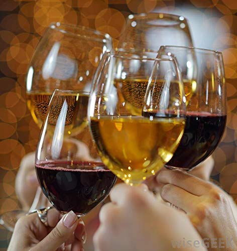 NVRA Italin Premium Luxury 450 ML Stemless Crystal Wine Glass Classic Stemless Glassware Set Premium Crystal Clear Glass for Red and White WineTableware Glass Crystalline Luxury Party Glass - Image 1