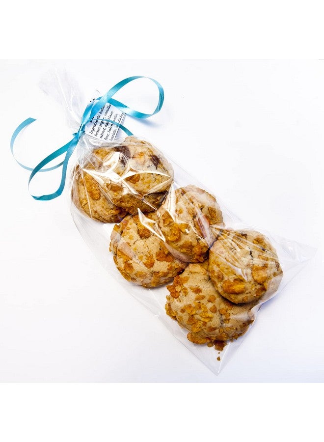 موريباك أكياس هدايا بلاستيكية شفافة من مورباك، 200 قطعة، مقاس 7×13 بوصة، مزودة برباطات ملتوية، وأكياس هدايا للحفلات - Image 3