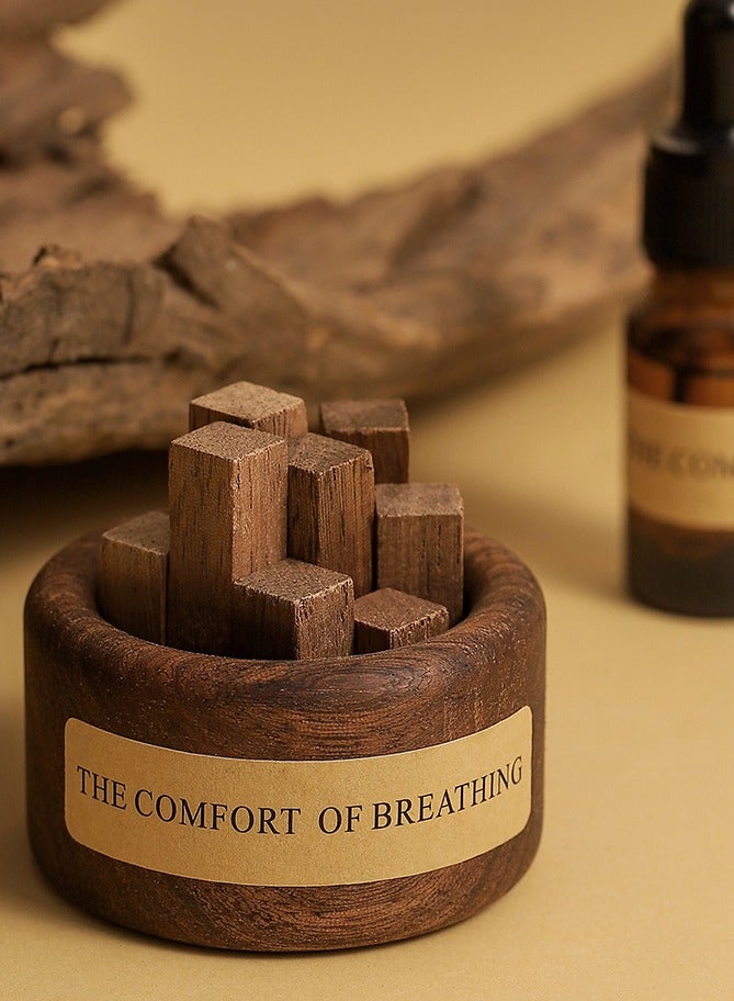 Solid wood shape diffuser wooden aromatherapy essential oil set aromatherapy home bedroom aromatherapy essential oil car aromatherapy diffuse r ornaments - Image 2