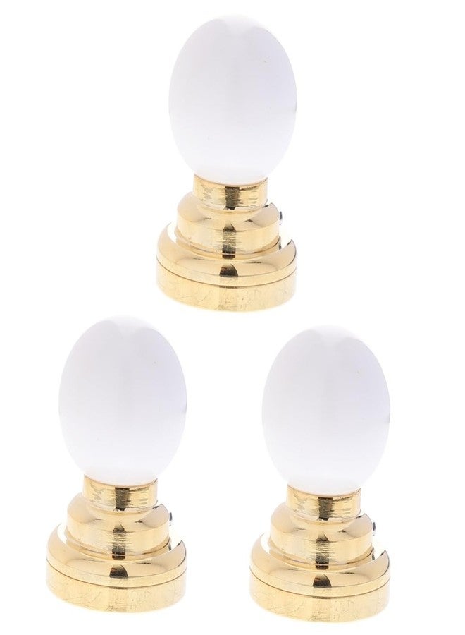 Toddmomy 3pcs Dollhouse Mini Led Ceiling Lamp Round Decorative Light for Miniature Houses Easy to Install Safe Material Unique Home Decor Accessory - Image 1