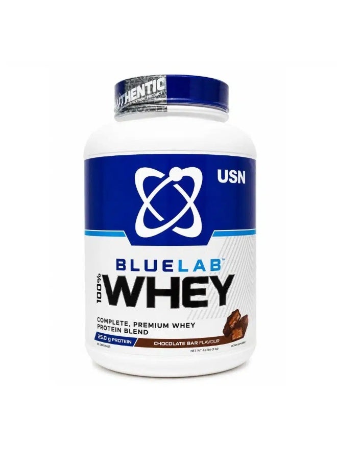 USN Blue Lab 100% Whey Chocolate Bar 2kg – Premium Whey Protein with Isolate, Hydrolysate & Concentrate for Muscle Growth & Recovery - Image 1