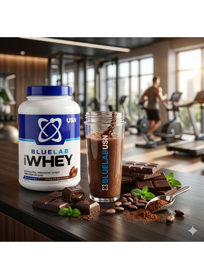 USN Blue Lab 100% Whey Chocolate Bar 2kg – Premium Whey Protein with Isolate, Hydrolysate & Concentrate for Muscle Growth & Recovery - Image 3