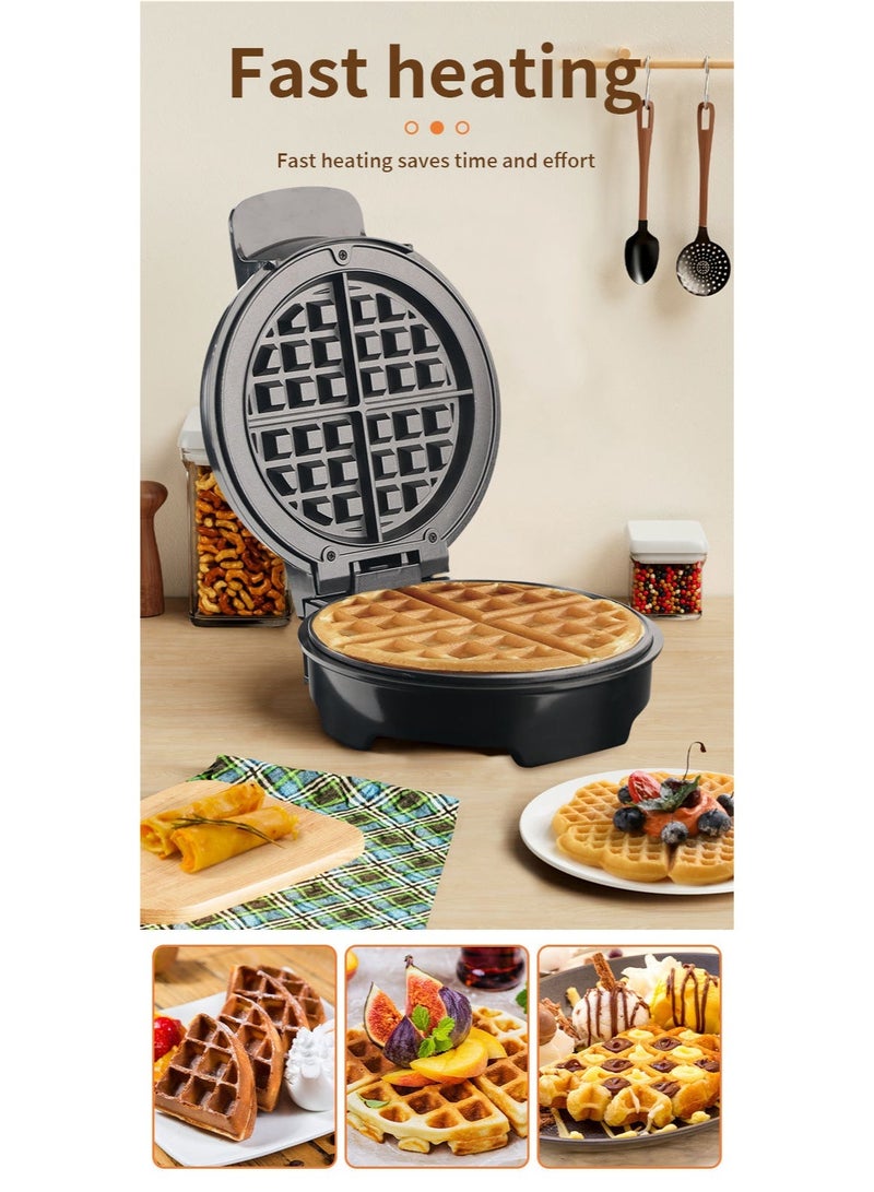 سوكاني صانع الوافل الكهربائي، لوحات غير لاصقة وقابلة للإزالة، 1000 واط، فضية/أسود - Image 4