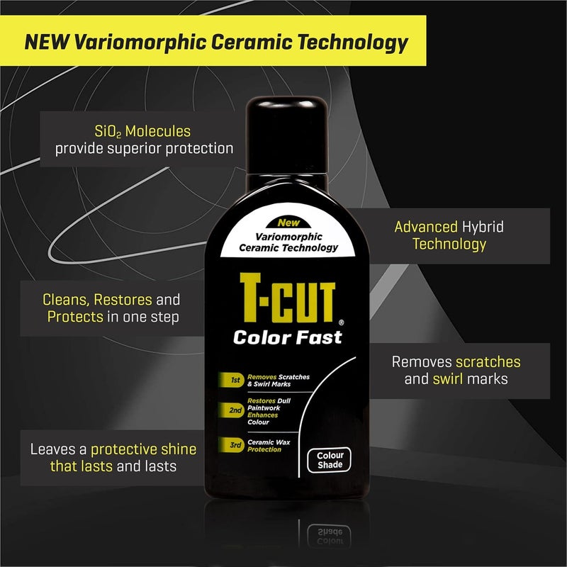 T-Cut Color Fast Black Car Polish - Image 4