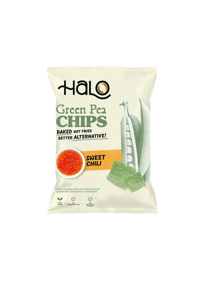 Halo - Green Pea Chips Sweet Chili 50 grams - Image 1