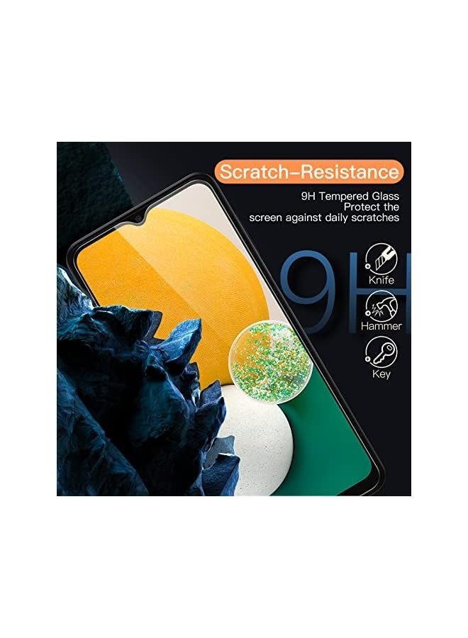 Jetech Screen Protector for Galaxy A13 / A13 5G/ A12, 9H Tempered Glass Film, Anti-Scratch, HD Clear, 3-Pack - Image 3