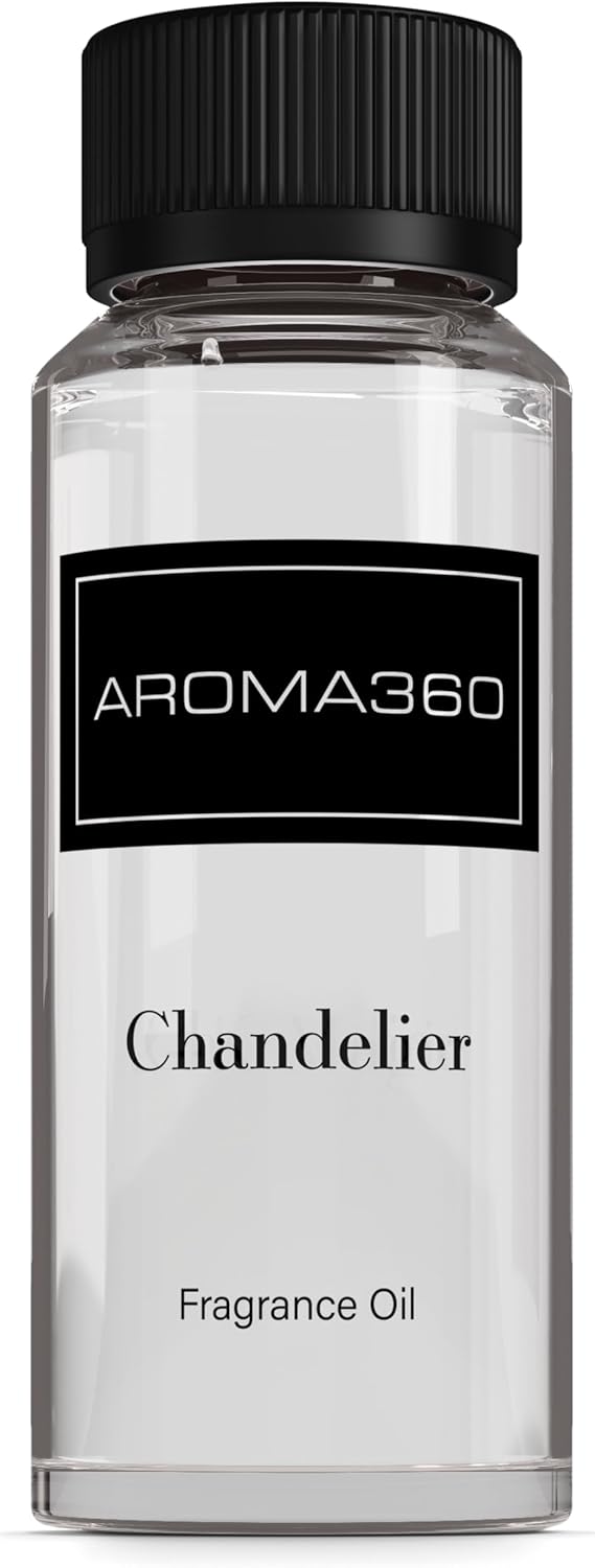 Aroma360 Fragrance Oil - Fragrance Oil Inspired by Baccarat Rouge 540 - Scent Includes Bergamot, Sweet Berry & Oakmoss - Chandelier, 120mL/4.1 fl oz