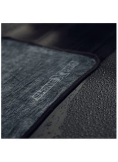 شاينيكس برو قماش تنظيف السيارة من الألياف الدقيقة Shinexpro - قماش OG Soft 500 GSM كبير جدًا (35x75 سم) من الألياف الدقيقة للسيارة والدراجة - حواف من الجلد السويدي للتجفيف والتفاصيل بدون خدوش (عبوة من قطعتين، رمادي)  - Image 4