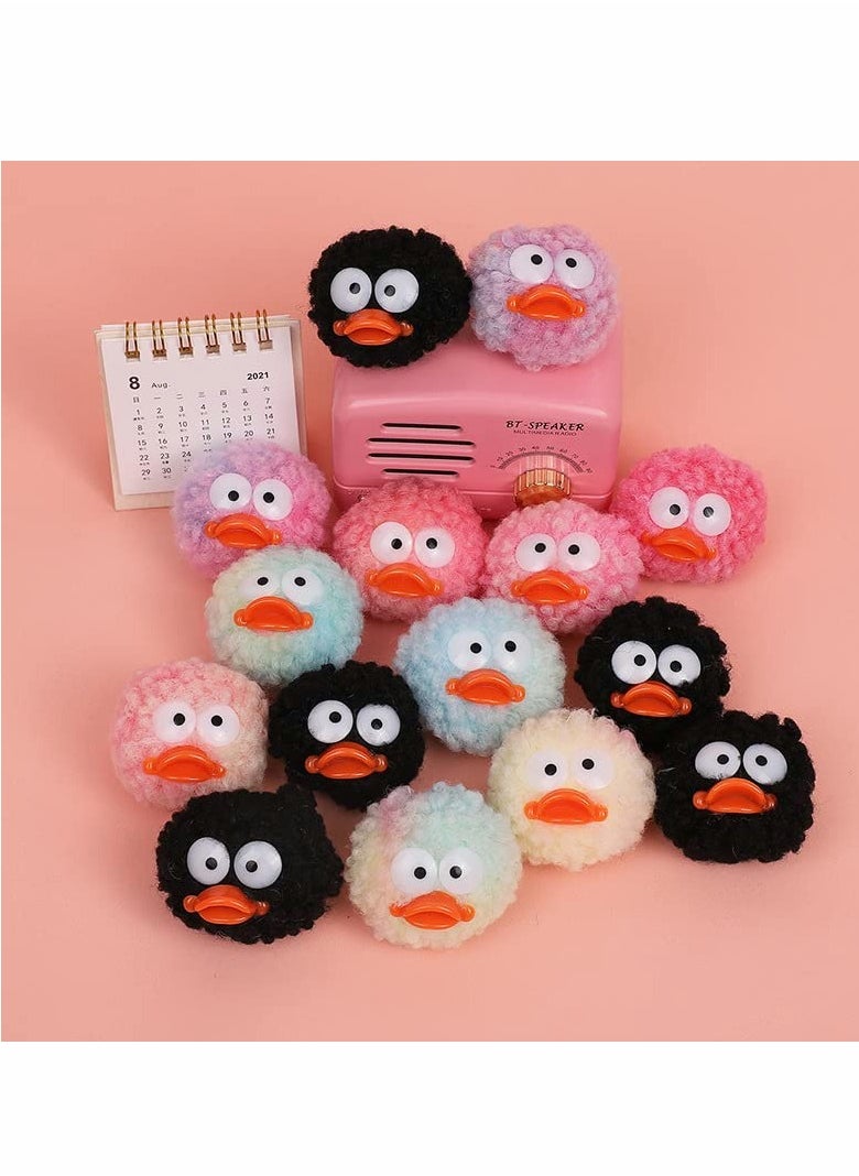 Excefore 12 Pcs Random Plush Shoe Decorations Charms, for croc Bracelets Wristband Colorful Beauty croc jibbed charms Bracelet Decorations Party Gifts  - Image 3