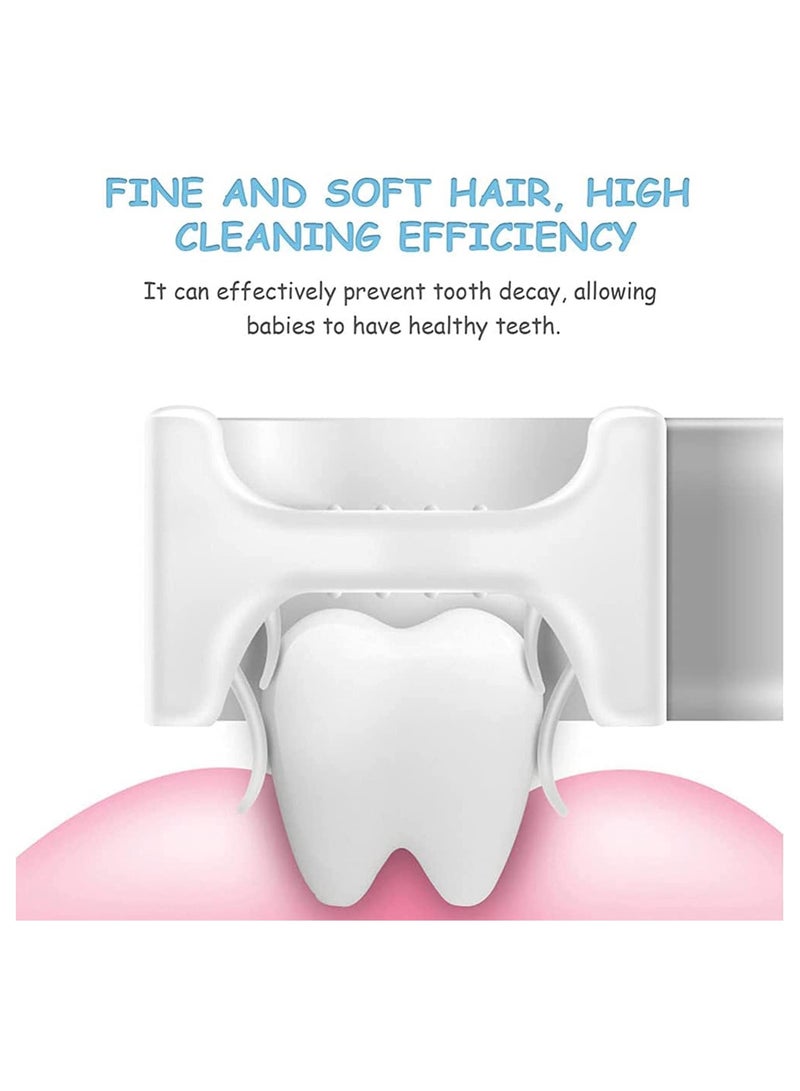 SOLARAE Kids U Shaped Toothbrush Manual Training Tooth Brush Soft Silicone Brush Head 360¬∞ Oral Teeth Cleaning Design Toddler Child Whole Mouth Toothbrush for 4Pcs - Image 4