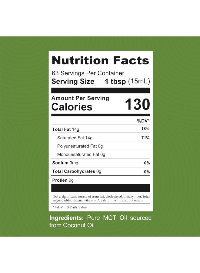 Left Coast Performance Mct Oil Keto Derived Only From Sustainable Coconuts. C8 And C10. Keto Diet | Paleo Friendly. Triple Filtered. Each Batch Is Independently Tested (32Oz) - Image 3