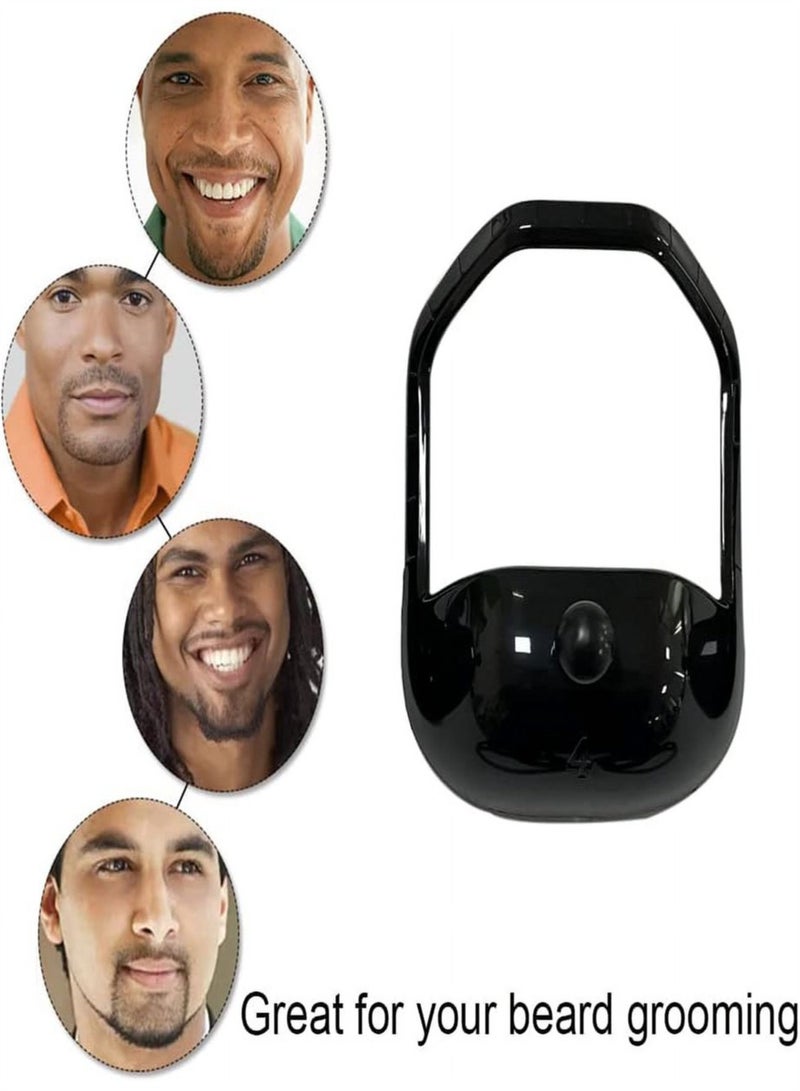 5-piece beard styling template set-Black - Image 3