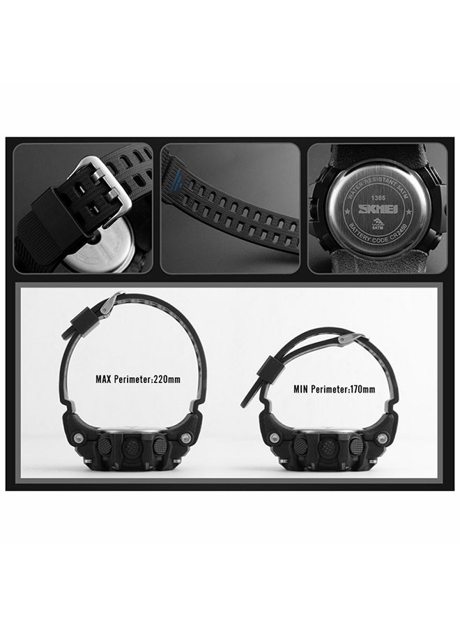 NIBEMINENT SKMEI Smart Watch 1385 50M Waterproof with Pedometer, Calories, Sleeping Monitor, Call Remind - Khaki Brown - Image 2