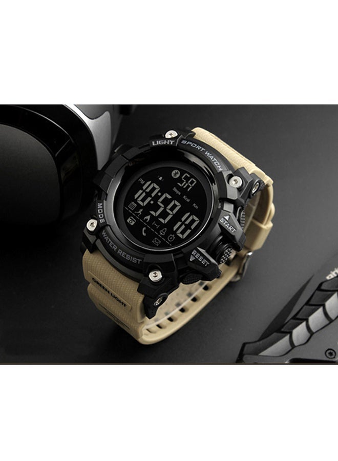 NIBEMINENT SKMEI Smart Watch 1385 50M Waterproof with Pedometer, Calories, Sleeping Monitor, Call Remind - Khaki Brown - Image 3