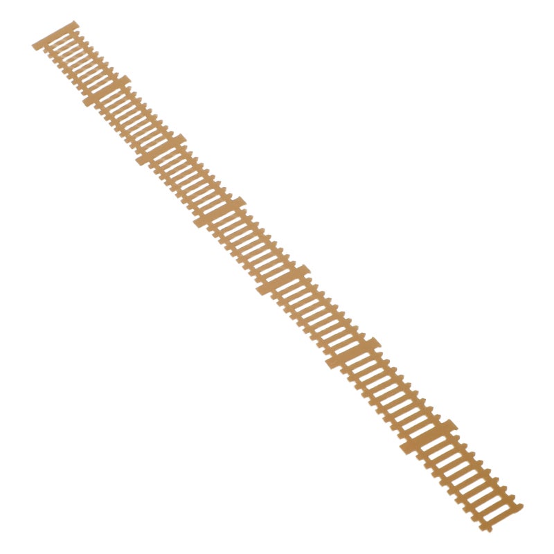 Miniature Picket Fence for DIY Sand Table Models Decorative Garden Edging for Dollhouses and Courtyard Landscaping Brown - Image 1