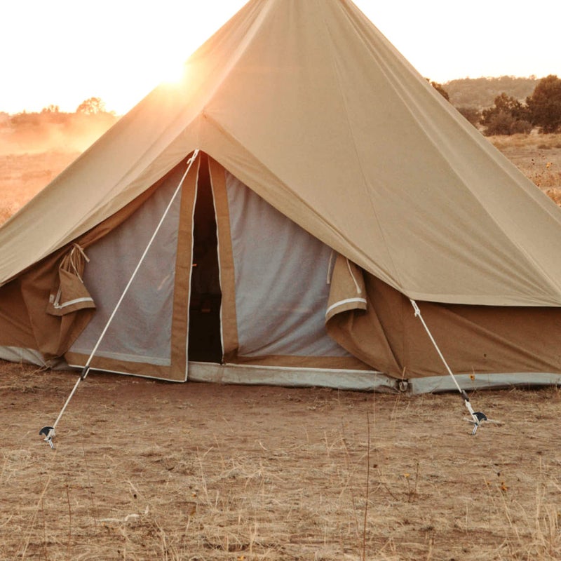 com-four 24X Tent Pegs Made Of Steel - Robust Ground Pegs With Thread For Camping And Outdoors - Ideal For Normal And Hard Ground With A T-Handle 0170X7Mm - Image 2