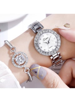 LVPAI Luxury Ladies Watch Iced Out Watch with Quartz Movement Crystal Diamond Classic Fashion Romantic and Jewelry Cuff Bracelet Set - pzsku/Z3E24F0E285E9D911EBDFZ/45/_/1691311933/6d69ca4d-958d-4338-ab54-61ef73480384