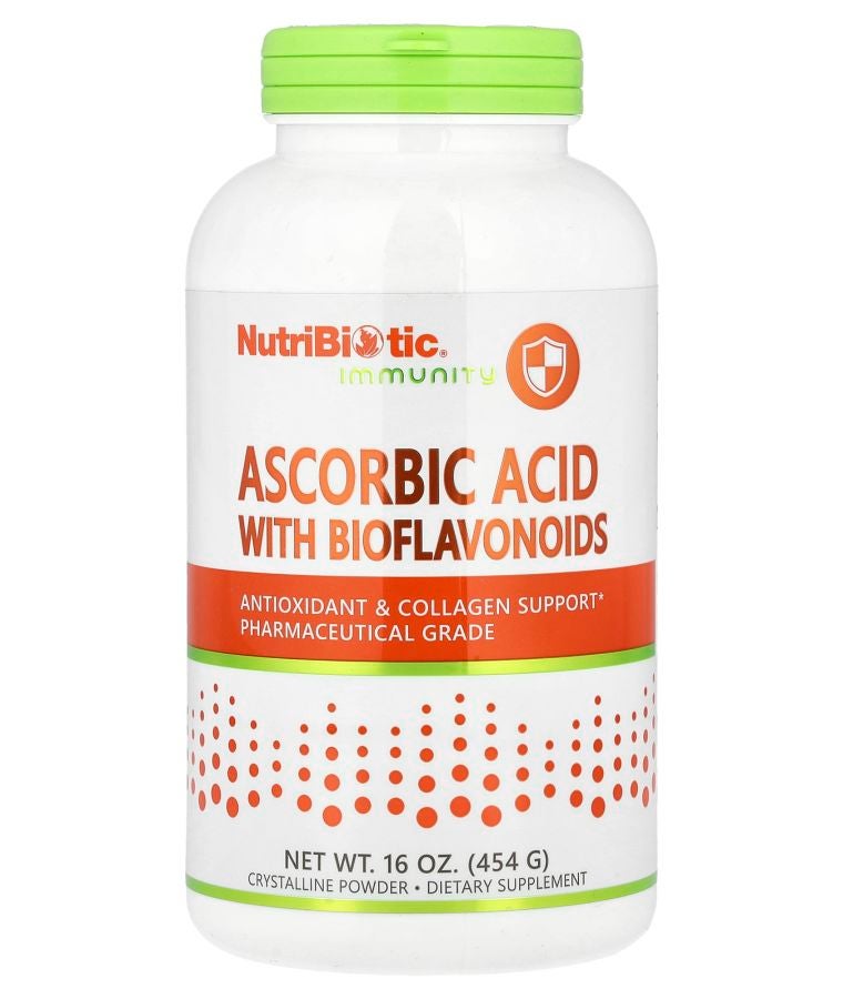 Nutribiotic Immunity Ascorbic Acid with Bioflavonoids Crystalline Powder 16 oz (454 g)