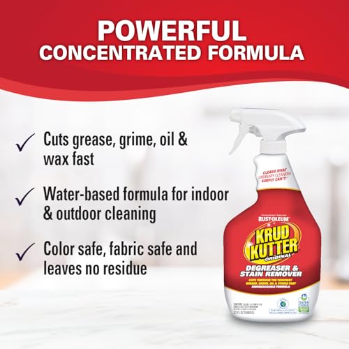 Krud Kutter KK326-6PK Original Concentrated Cleaner/Degreaser Stain Remover Spray, 32 oz, 6 Pack - Image 3