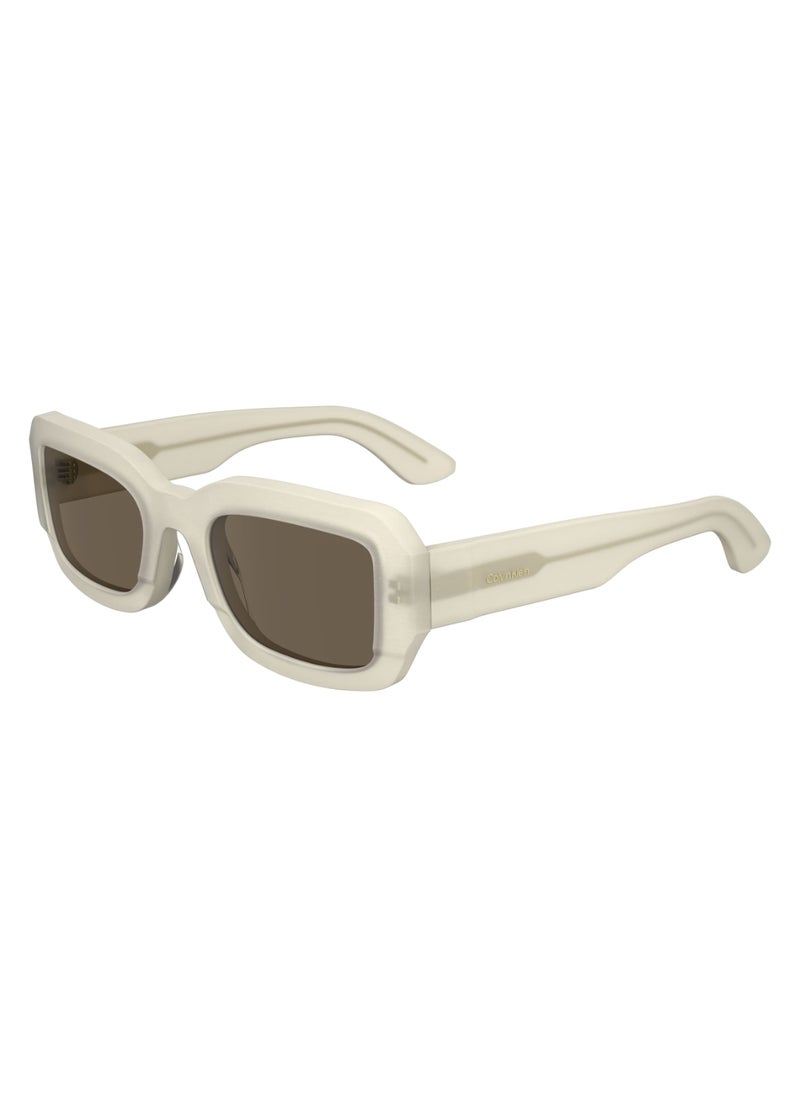 CALVIN KLEIN FULL RIM BIO ACETATE-M49 ACETATE CALVIN KLEIN SUN CK24511S 5222 (109) CHALK  - Image 1