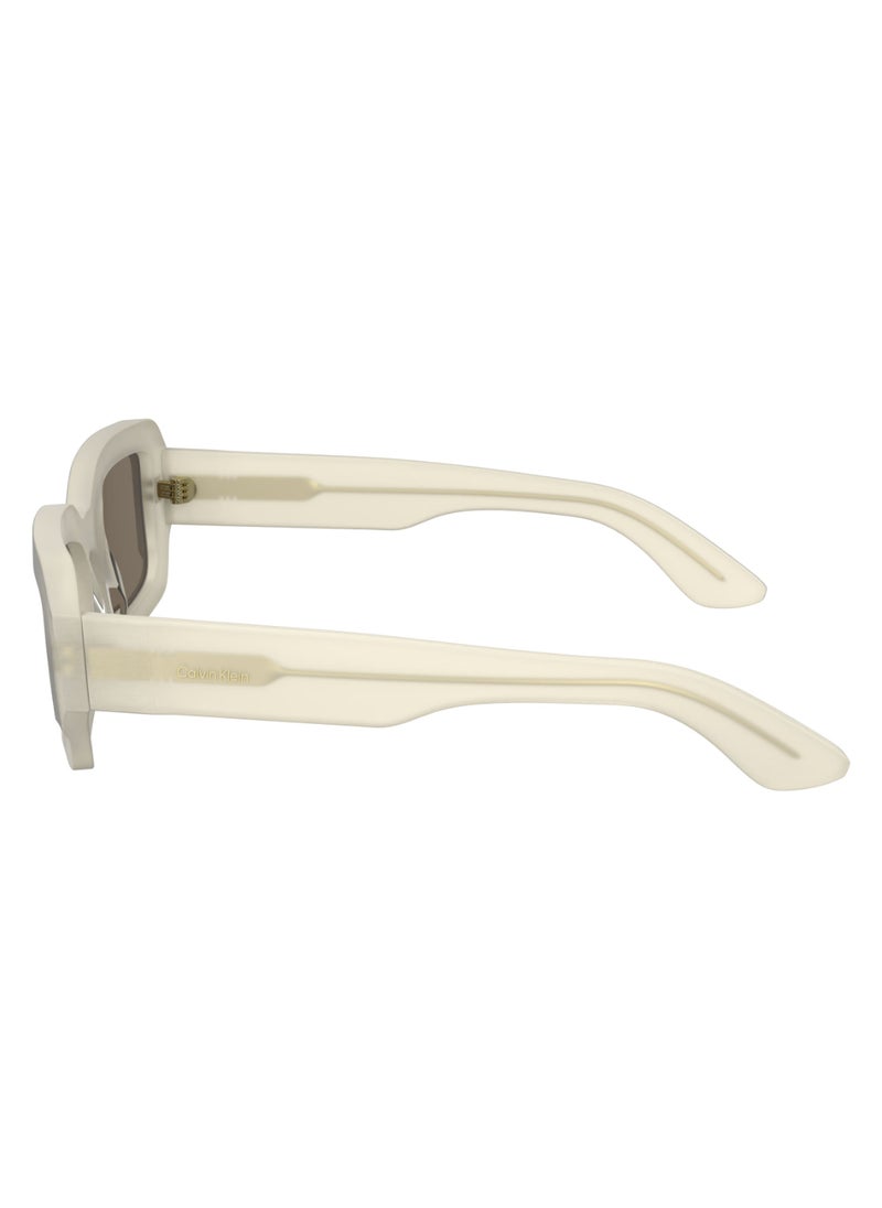 CALVIN KLEIN FULL RIM BIO ACETATE-M49 ACETATE CALVIN KLEIN SUN CK24511S 5222 (109) CHALK  - Image 4