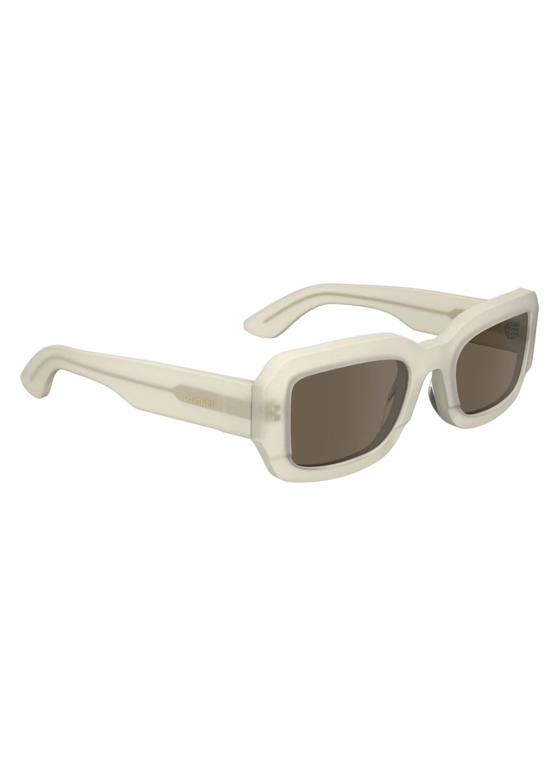 CALVIN KLEIN FULL RIM BIO ACETATE-M49 ACETATE CALVIN KLEIN SUN CK24511S 5222 (109) CHALK  - Image 3