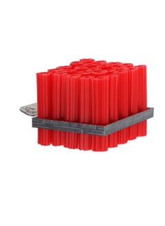 Perfect Perfect Expandet Fischer Plug Nylon Column Expansion Screw Anchor Plug Wall Plugs Drywall Fischer Plugs Pack of 100 Nos 6mm 2Inch Red  - Image 3