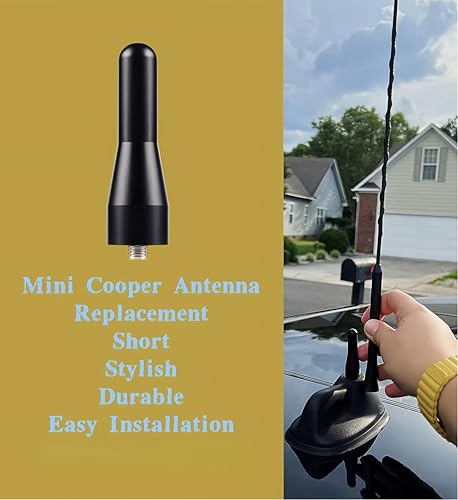 TOCHIC Car Antenna for Mini Cooper Car Antenna Replacement 2-Inch Short Antenna for Mini Cooper 2001-2023 - Image 5