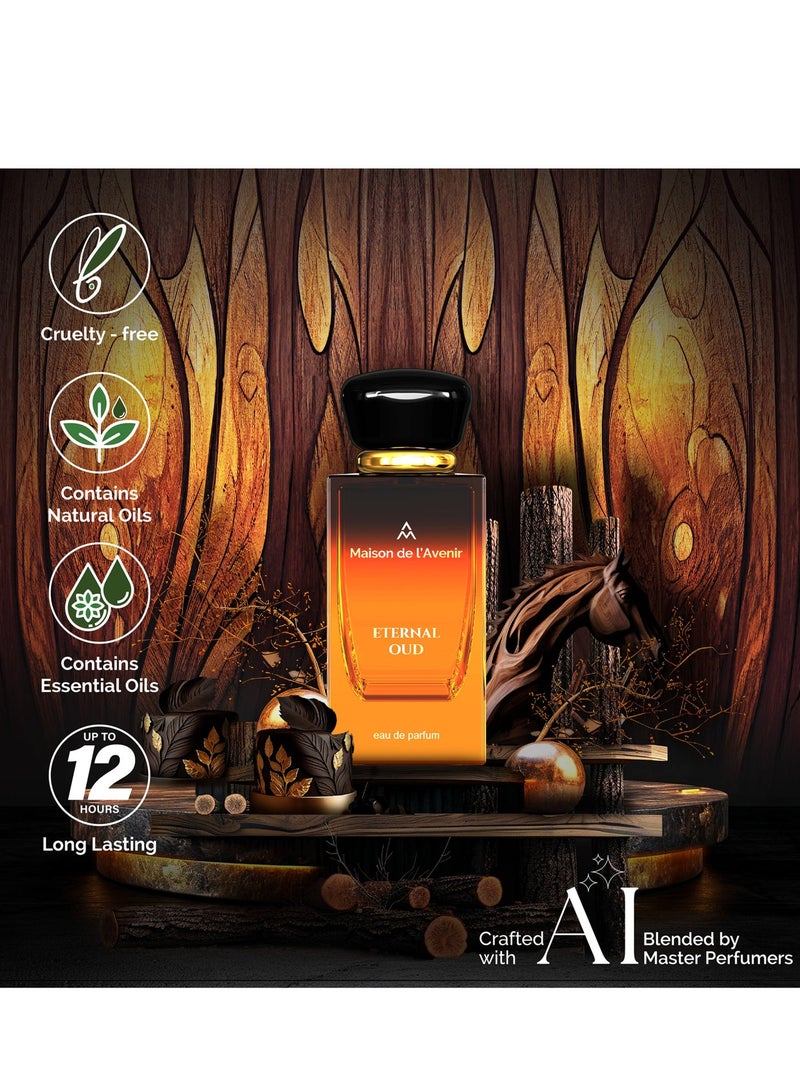 Maison de l'Avenir Eternal Oud EDP- Long Lasting Unisex Perfume 100ml - Image 3