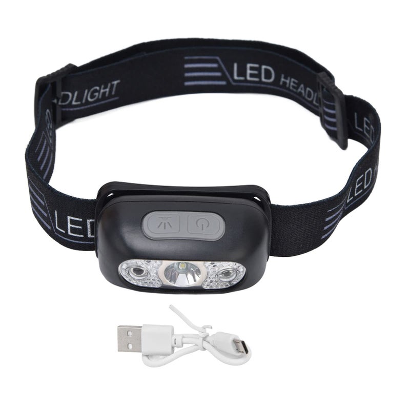 مصباح أمامي LED قابل لإعادة الشحن عبر USB من GLOGLOW، مزود بمستشعر حركة ومقاوم للمطر، مناسب للتخييم - Image 2