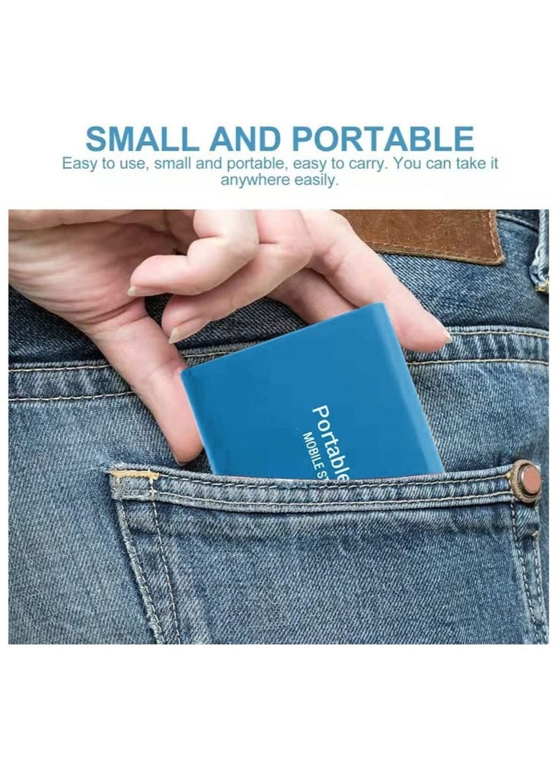 Generic - Portable SSD 2TB Shockproof Mobile Solid State Drive Type-c Data Storage and Transfer - Image 1